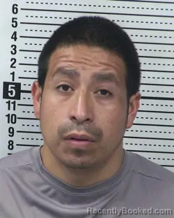 Booking photo from Dona Ana County, New Mexico