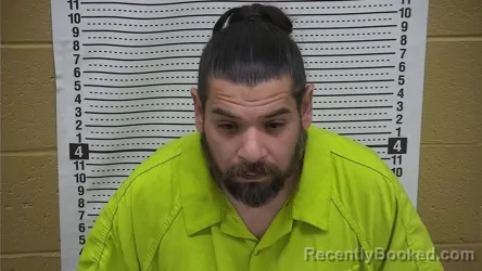 Booking photo from Grant County, New Mexico