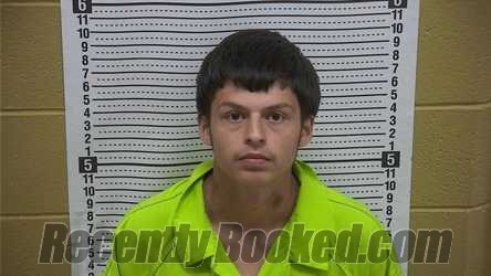 Booking photo from Grant County, New Mexico