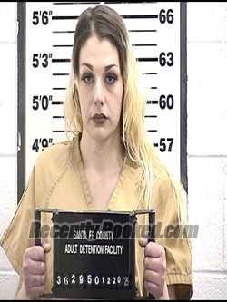Booking photo from Santa Fe County, New Mexico