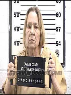 Booking photo from Santa Fe County, New Mexico