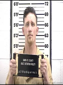 Booking photo from Santa Fe County, New Mexico