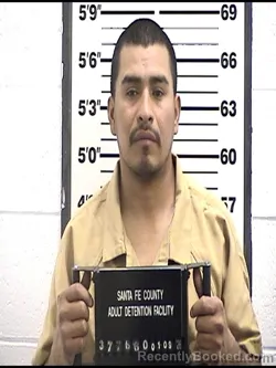 Booking photo from Santa Fe County, New Mexico