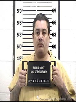 Booking photo from Santa Fe County, New Mexico