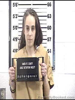Booking photo from Santa Fe County, New Mexico