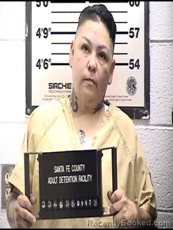 Booking photo from Santa Fe County, New Mexico