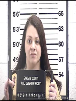 Booking photo from Santa Fe County, New Mexico