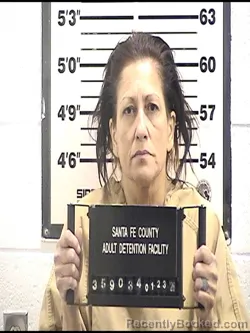 Booking photo from Santa Fe County, New Mexico