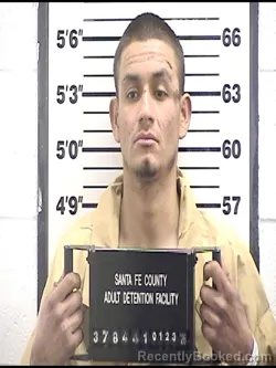Booking photo from Santa Fe County, New Mexico