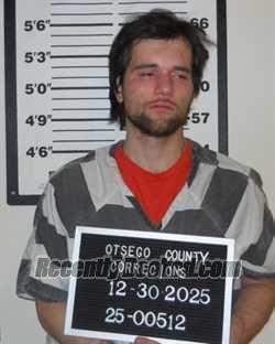 Booking photo from Otsego County, New York