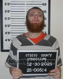 Booking photo from Otsego County, New York