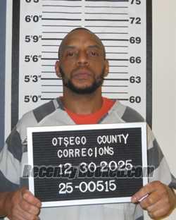 Booking photo from Otsego County, New York