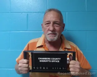 Booking photo from Chambers County, Texas