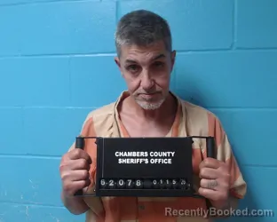 Booking photo from Chambers County, Texas