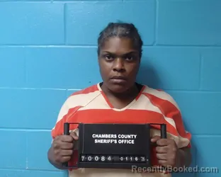 Booking photo from Chambers County, Texas