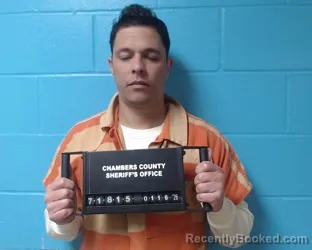 Booking photo from Chambers County, Texas