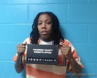 Booking photo from Chambers County, Texas