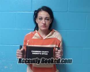 Booking photo from Chambers County, Texas