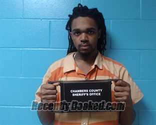 Booking photo from Chambers County, Texas