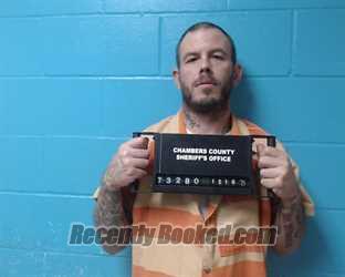 Booking photo from Chambers County, Texas