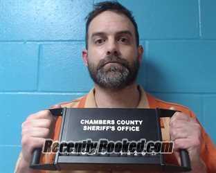 Booking photo from Chambers County, Texas