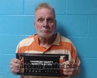 Booking photo from Chambers County, Texas