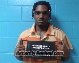 Booking photo from Chambers County, Texas
