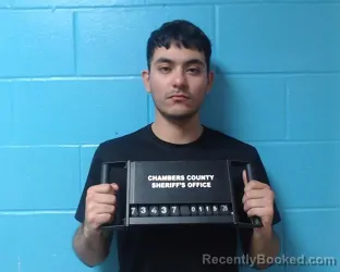 Booking photo from Chambers County, Texas