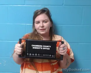 Booking photo from Chambers County, Texas