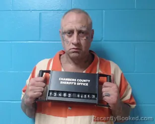 Booking photo from Chambers County, Texas