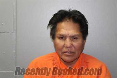 Booking photo from Custer County, Oklahoma