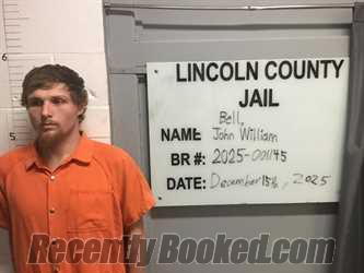 Booking photo from Lincoln County, Oklahoma