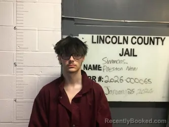 Mugshot of PRESTON NEAL SIMMONS