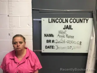 Mugshot of ANGIE RENEE WEST