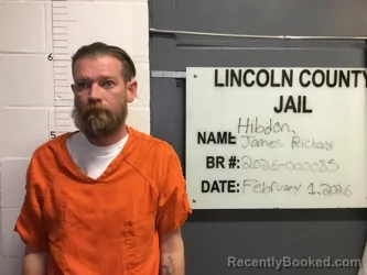 Mugshot of JAMES RICHARD HIBDON