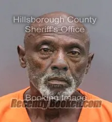 Booking photo from Hillsborough County, Florida