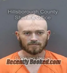 Booking photo from Hillsborough County, Florida