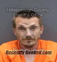Booking photo from Hillsborough County, Florida