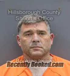 Booking photo from Hillsborough County, Florida