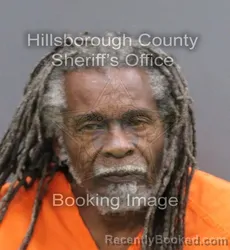 Booking photo from Hillsborough County, Florida