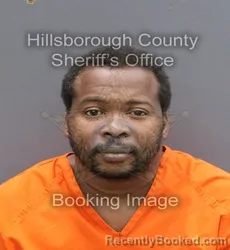 Booking photo from Hillsborough County, Florida