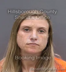 Booking photo from Hillsborough County, Florida