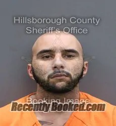 Booking photo from Hillsborough County, Florida
