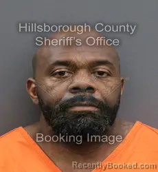 Booking photo from Hillsborough County, Florida
