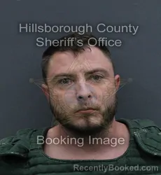 Booking photo from Hillsborough County, Florida