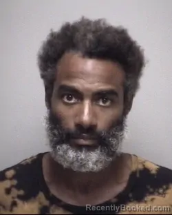 Booking photo from Galveston County, Texas