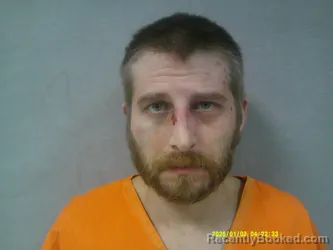 Booking photo from Roane County, West Virginia