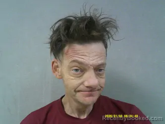 Booking photo from Roane County, West Virginia