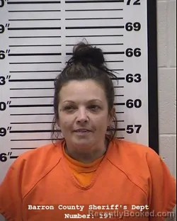 Booking photo from Barron County, Wisconsin