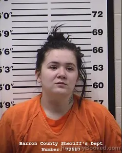 Booking photo from Barron County, Wisconsin